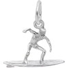 Rembrandt Sterling Silver Surfer Charm by Rembrandt