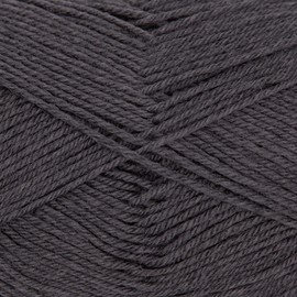 Gründl Hot Socks Merino Sock Wool Anthracite with Merino Wool, 4-Ply 50 g / 200 m, Sock Yarn 4-Ply Plain (13 Anthracite)