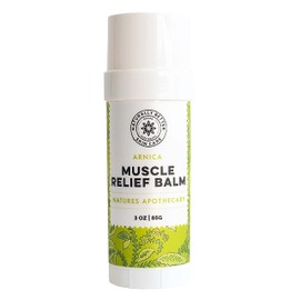 All-Natural Arnica Muscle Balm - Plant-Based Topical swelling and bruising Relief | Essential Oils & Menthol soothes and cools sore muscles, Hypoallergenic & Paraben-Free, Made in USA