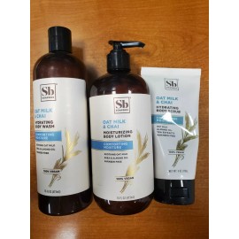 Soapbox 3 Packs: Soapbox Oat Milk & Chai Lotion/Soap/Sc - One of Each Product! (1503/1541/1589)