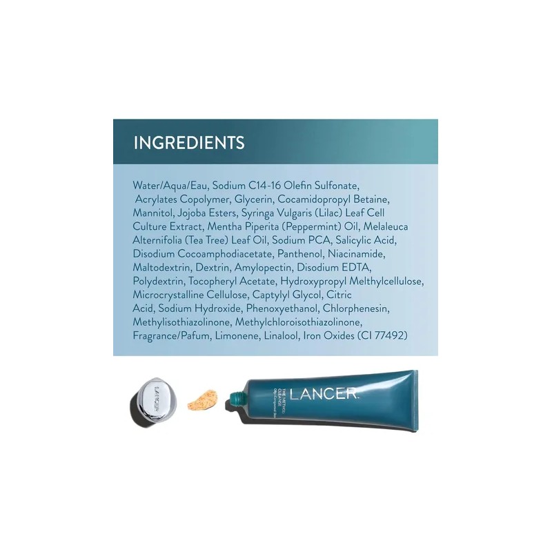 Lancer Skincare The Method Limpiador Facial Cleanse, Lavado