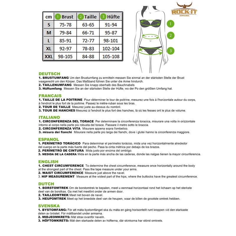 Rock-It Apparel® Bikini Women's Push Up Two Piece Bikini Set