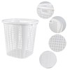 CadineUS 6 Pack Plastic Dirty Clothes Hamper, Laundry Basket with