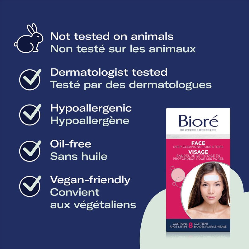 Bioré Deep Cleansing Pore Strips for Instant Facial Pore Unclogging