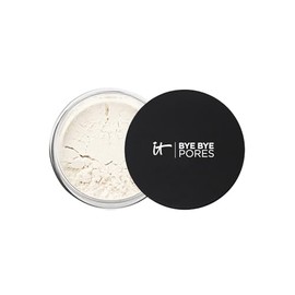 It Cosmetics Bye Bye Pores - Polvo Traslúcido Suelto para Fijar el Maquillaje con Acabado Airbrush, Péptidos, Seda y Colágeno, para Todo Tipo de Piel, 7 g