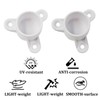 PDETVEO 6PCS 3/4 Inch PVC Table Leg Caps, Furniture Grade
