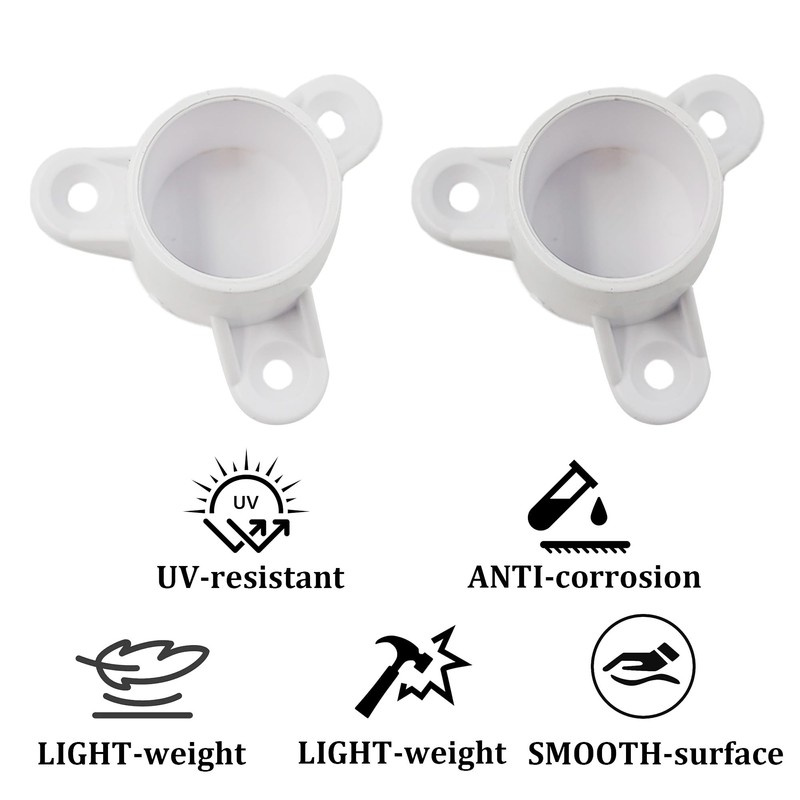 PDETVEO 6PCS 3/4 Inch PVC Table Leg Caps, Furniture Grade