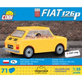 COBI COB24530 FIAT Spielzeug, verschieden