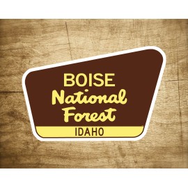 Boise National Forest Decal Sticker 3.75" x 2.5" Idaho Park Vinyl