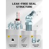 AZUNO Grease Fittings Assortment, 240 Pcs SAE & Metric Grease