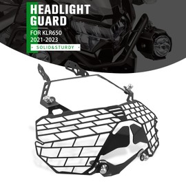 CHIFUN Headlight Grill Guard Cover Replacement for Kawasaki KLR650 KLR 650 Adventure 2021 2022 2023 Motorcycle Headlamp Grill Cover Protector