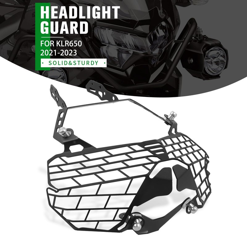 CHIFUN Headlight Grill Guard Cover Replacement for Kawasaki KLR650 KLR