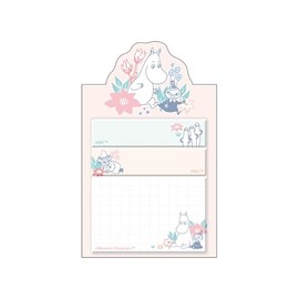 Kamio Japan 218305 Moomin Sticky Phone Notes Hide and Seek