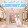 Wide Tooth Comb for Curly Hair, Dual Row Wave Teeth