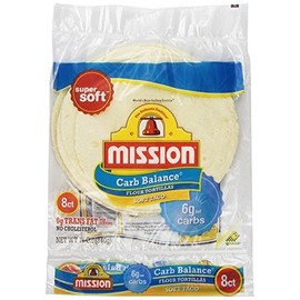 Mission, Flour Tortilla - Low Carb -Soft Taco, 8 ct, 12 oz by Mission