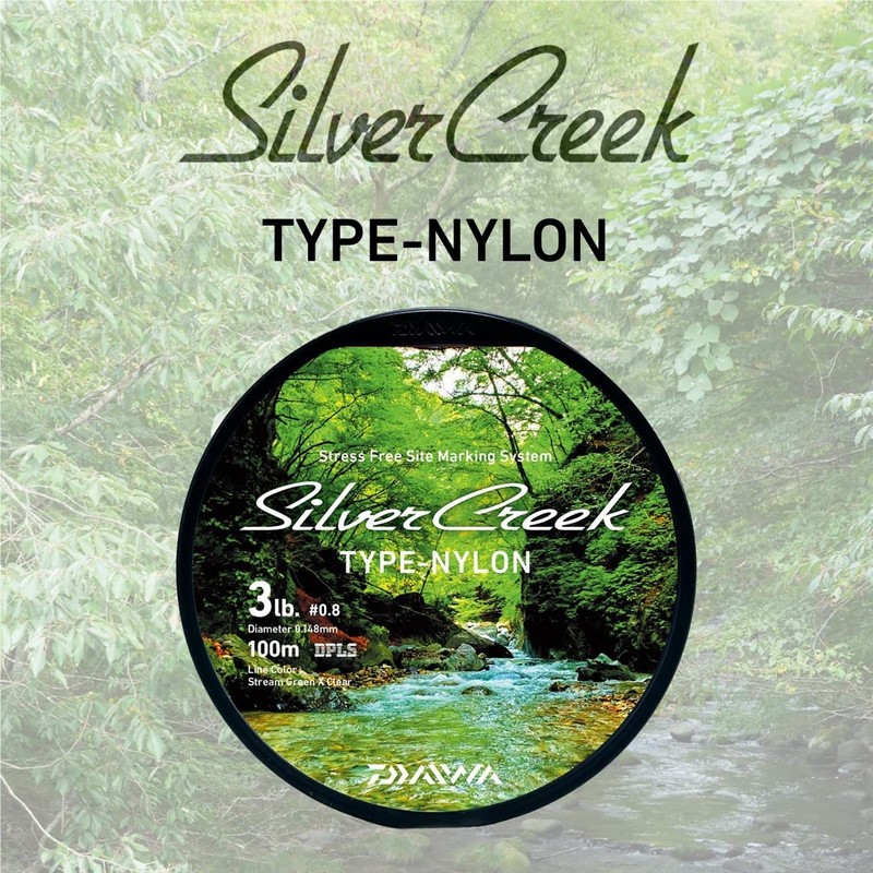 Daiwa Silver Creek Type N (Nylon) Lime Green 3lb-100m