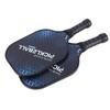 2Pcs Pickle Ball Paddles Durable Carbon PE Comfortable Grip Light