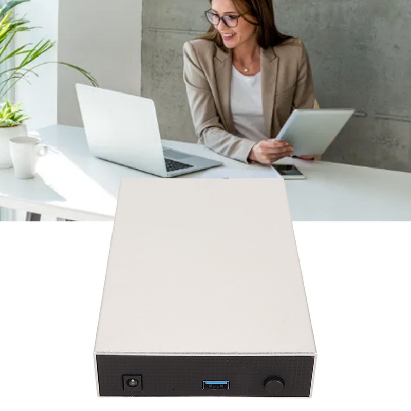 3.5 Inch External Hard Drive Enclosure Aluminum Alloy USB3.0 To