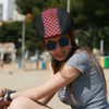 COOLCASC CHECKERS Bike Helmet Cover