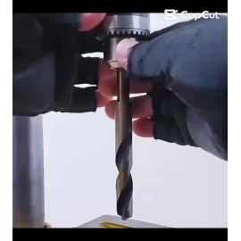 HF HSS Silver and Deming Drill Bit 15/16" Reduced Shank 1/2 Drill Metal Steel-1Pc