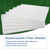 OlitAir 8 Pack Replaceable Filter Media for 20x25x1 MERV 8
