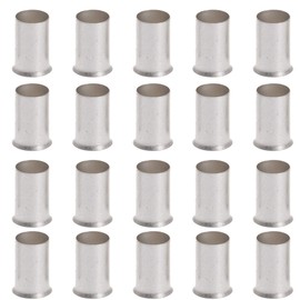 20PCS 1/0 0 Gauge Wire Ferrules Copper Pin Cord Ferrules Matte Tin Plating