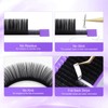 NAGARAKU 5 Boxes of Individual Eyelashes, 1:1 Individual Eyelashes, Volume