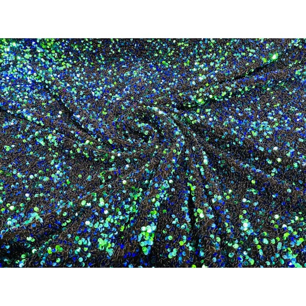 NEW CREATIONS FABRIC AND FOAM INC Green Iridescent 5mm sequins