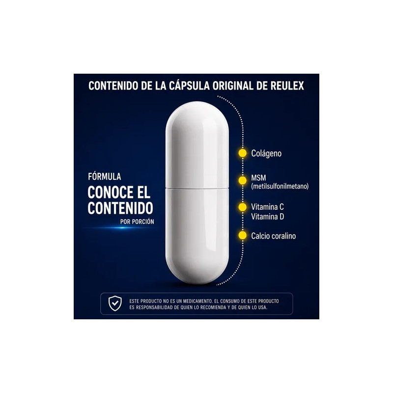 Reulex Frascos Colageno Msm Vitaminas Mas