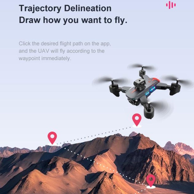 4K Drone Professional HD Dual Cameras Optical Flow Fixed Obstacle