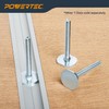 POWERTEC 48-Inch Aluminum Miter T-Track, 1 PK, For Benchtop Table