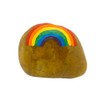 Andys Steinwelt Grabbeigabe ca. 6 cm mit Regenbogen, Stein ist