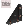 sourcing map 8Pcs Angle Corner Brackets 66mm x 66mm, Cold