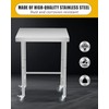 Garvee Stainless Steel Work Table 18x32 in, Stainless Steel Kitchen