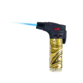 4 Pack Jumbo 4" Jet Flame Torch Gun Lighter Refillable Lockable Windproof Wave