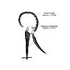 QWORK Adjustable Exhaust Tube Chain Cutter, for Cutting Tailpipes and