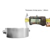 ETL INDUSTRIES 4 Inch Exhaust Clamp, Narrow Band 304 Stainless
