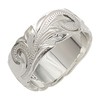 [BreezyIsland] Hawaiian Jewelry Ring Ring Cutout 8mm Width 925 Silver,