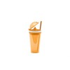 zakdesigns Tumbler with Citrus Squeezer, Tritan, Orange, 9.5 x 10.7