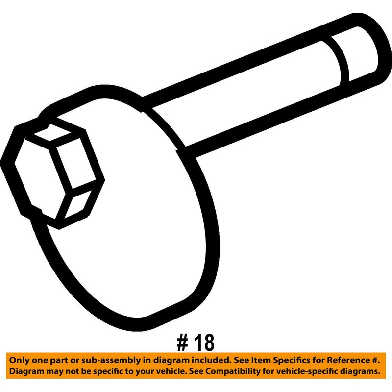 Genuine Honda 90173-STX-A02 Arm Adjust (Lower) Bolt B