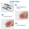 SUPERFINDINGS 12Pcs 3 Styles Shower Curtain Hooks Rings Skull Bat