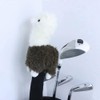 ZENWORYS Cute Alpaca Golf Putter Covers Blade Club Headcover Golf