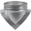 Round Saddle Take Off for 6'' Inch Duct - 6''