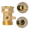 Xiny Tool Brass Garden Hose Shut Off Valve, 4 Pack