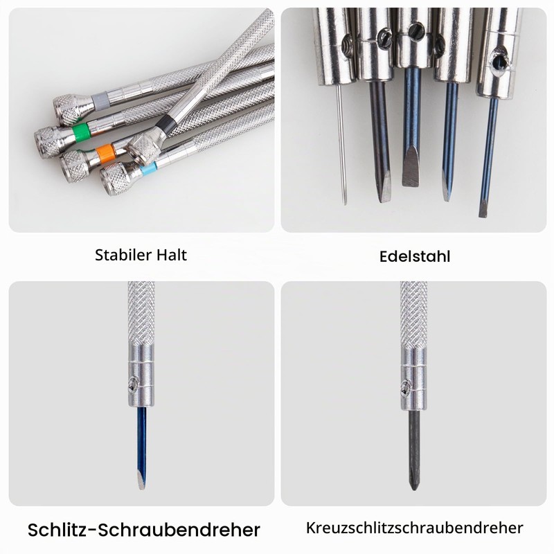 13-Piece Precision Screwdriver, Screwdriver for Watchmakers, Watchmakers Screwdriver Set with