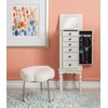Powell Darcy Off White Jewelry Armoire