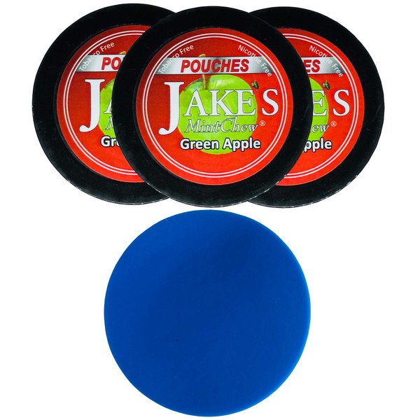 Jake's Mint Chew Green Apple Pouch 3 Cans with DC