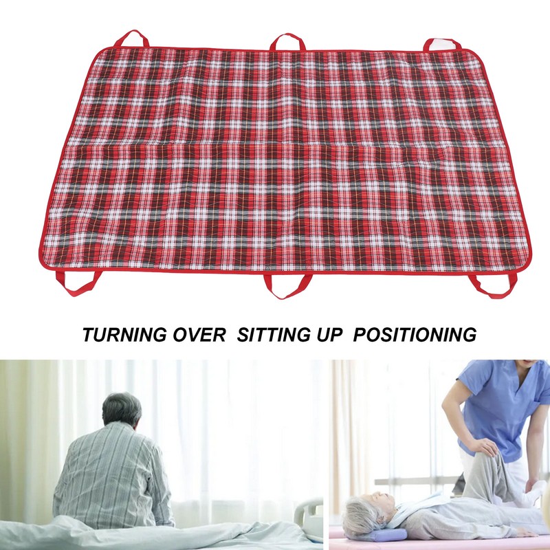 Washable Transfer Sheet Turning Lifting Repositioning Waterproof Reusable Positioning Bed