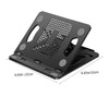 TEHAUX Folding Tablet Holder Adjustable Laptop Cooling Stand for Tablets