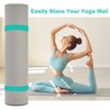 Risipu Yoga Mat Strap Slap Band, One Snap Keep Exercise